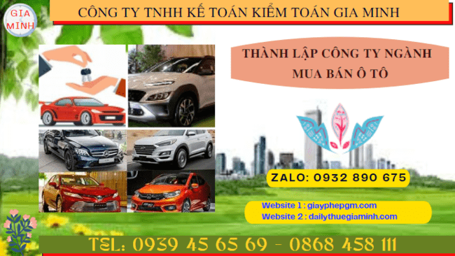 THÀNH LẬP CÔNG TY NGÀNH MUA BÁN Ô TÔ TẠI THÀNH PHỐ HỒ CHÍ MINH 4 Hướng dẫn chi tiết cách thành lập công ty kinh doanh ô tô tại Thành Phố Hồ Chí Minh