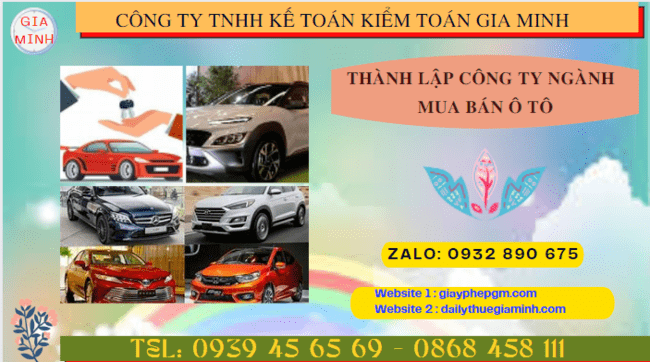 Hướng dẫn chi tiết cách thành lập công ty kinh doanh ô tô tại Thành Phố Thủ Đức 