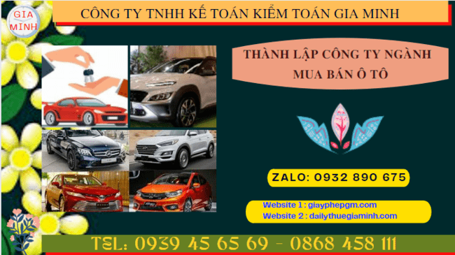 Hướng dẫn chi tiết cách thành lập công ty kinh doanh ô tô tại Ninh Kiều