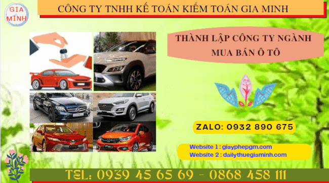 Hướng dẫn chi tiết cách thành lập công ty kinh doanh ô tô tại Thành phố Châu Đốc