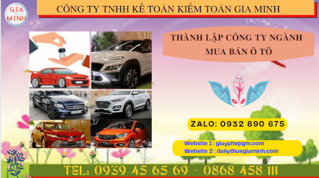 Hướng dẫn chi tiết cách thành lập công ty kinh doanh ô tô tại TP Hồ Chí Minh