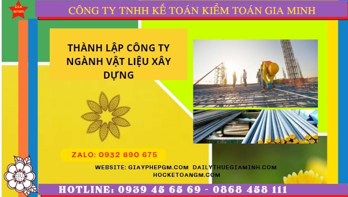Hướng dẫn chi tiết cách thành lập công ty ngành vật liệu xây dựng tại Bình Định
