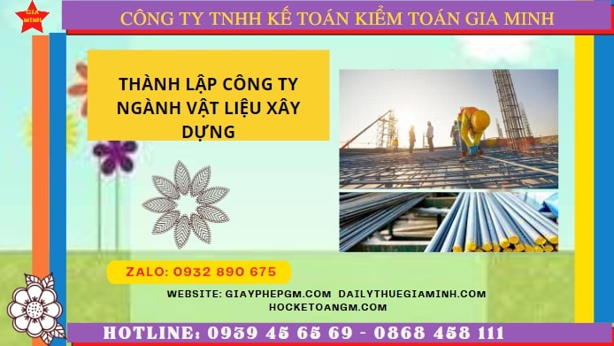 Hướng dẫn chi tiết cách thành lập công ty ngành vật liệu xây dựng tại Cần Thơ