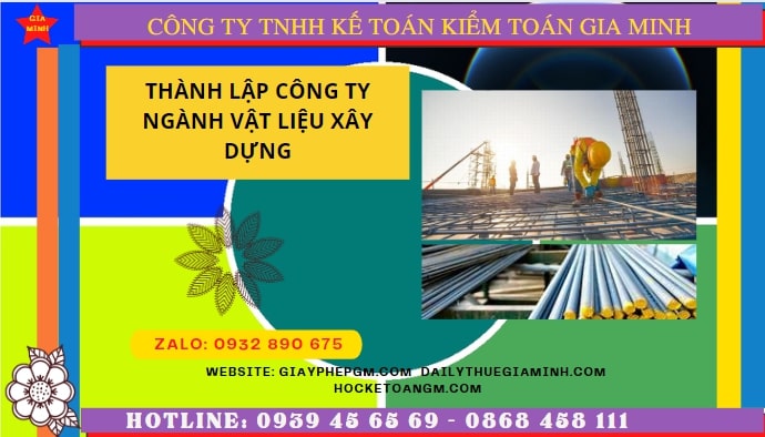 Hướng dẫn chi tiết cách thành lập công ty ngành vật liệu xây dựng tại Hà Tĩnh