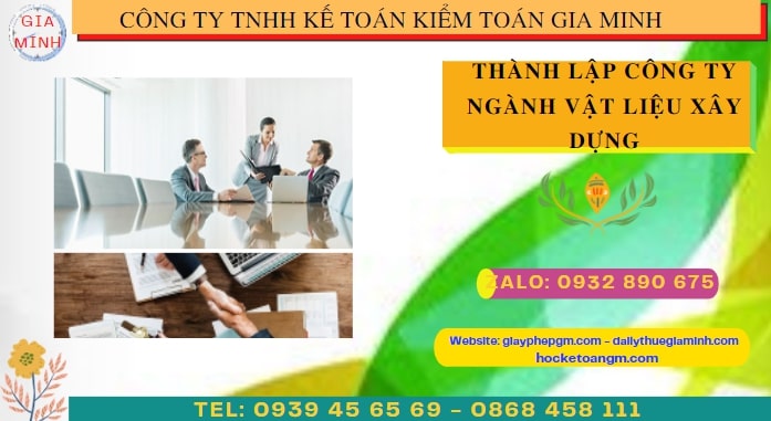 Hướng dẫn chi tiết cách thành lập công ty ngành vật liệu xây dựng tại Hải Dương