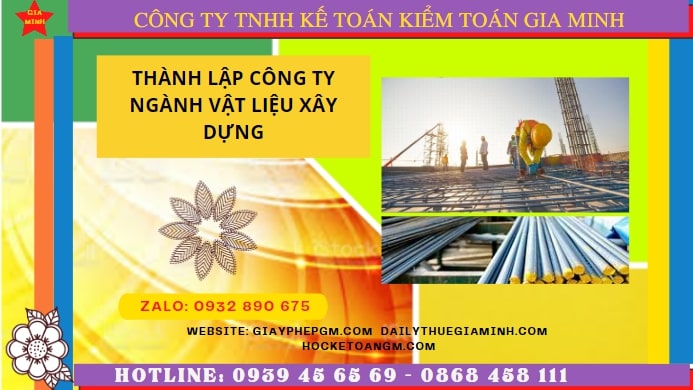 Hướng dẫn chi tiết cách thành lập công ty ngành vật liệu xây dựng tại Khánh Hòa