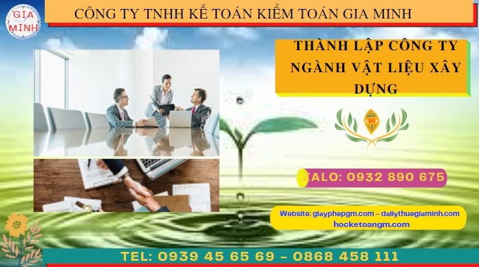 Hướng dẫn chi tiết cách thành lập công ty ngành vật liệu xây dựng tại Nam Định
