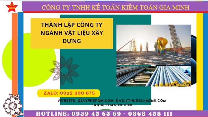 Hướng dẫn chi tiết cách thành lập công ty ngành vật liệu xây dựng tại Ninh Thuận