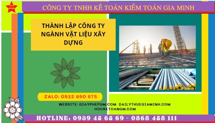 Hướng dẫn chi tiết cách thành lập công ty ngành vật liệu xây dựng tại Phú Yên