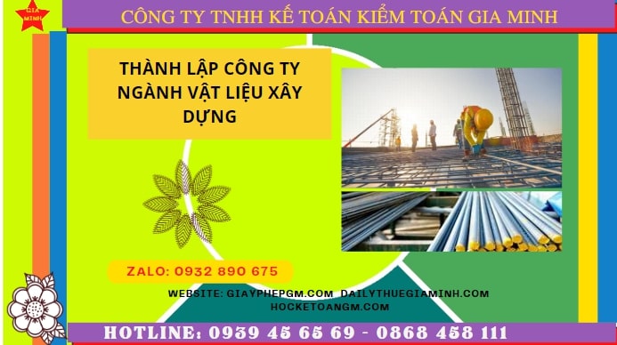 Hướng dẫn chi tiết cách thành lập công ty ngành vật liệu xây dựng tại Quảng Nam