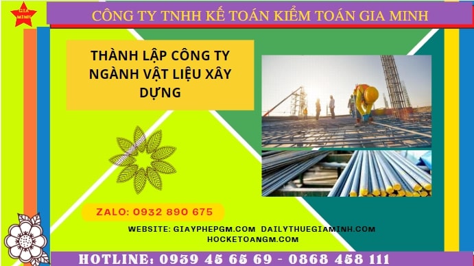 THÀNH LẬP CÔNG TY NGÀNH VẬT LIỆU XÂY DỰNG TẠI QUẢNG NGÃI 4 Hướng dẫn chi tiết cách thành lập công ty ngành vật liệu xây dựng tại Quảng Ngãi