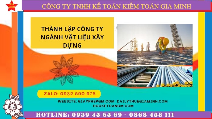 Hướng dẫn chi tiết cách thành lập công ty ngành vật liệu xây dựng tại Sóc Trăng