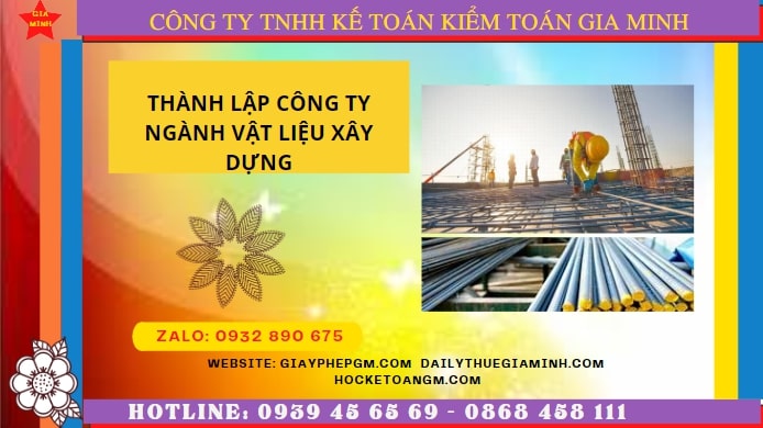 Chi tiết thủ tục thành lập công ty ngành vật liệu xây dựng tại thành phố cần thơ 4 Hướng dẫn chi tiết cách thành lập công ty ngành vật liệu xây dựng tại Thành Phố Cần Thơ