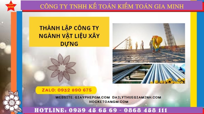 Hướng dẫn chi tiết cách thành lập công ty ngành vật liệu xây dựng tại Ninh Kiều