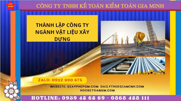 Hướng dẫn chi tiết cách thành lập công ty ngành vật liệu xây dựng tại TP Đà Nẵng