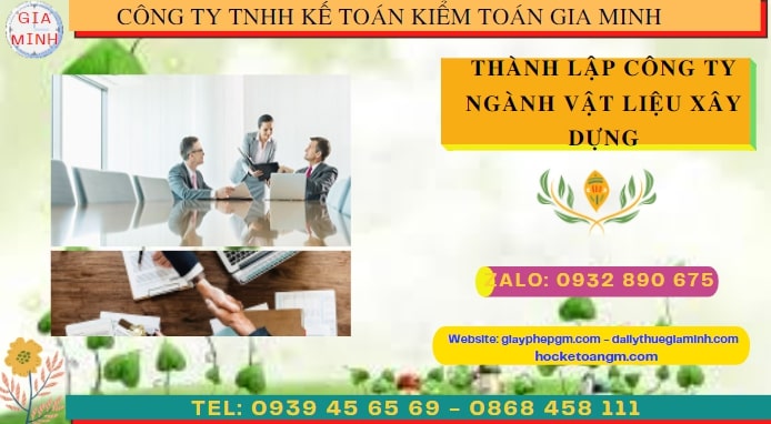 Hướng dẫn chi tiết cách thành lập công ty ngành vật liệu xây dựng tại Tuyên Quang