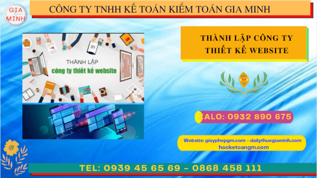 THÀNH LẬP CÔNG TY THIẾT KẾ WEBSITE TẠI BÌNH DƯƠNG 6 Hướng dẫn chi tiết cách thành lập công ty thiết kế website tại Bình Dương