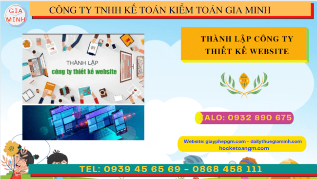 Hướng dẫn chi tiết cách thành lập công ty thiết kế website tại Thành phố Châu Đốc