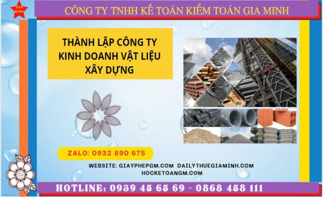 Hướng dẫn chi tiết cách thành lập công ty vật liệu xây dựng tại Bắc Giang