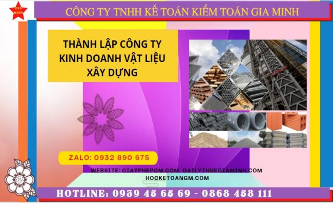 Hướng dẫn chi tiết cách thành lập công ty vật liệu xây dựng tại Bắc Ninh