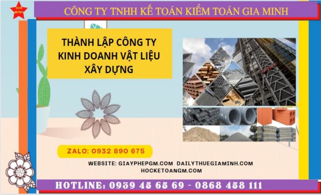 THÀNH LẬP CÔNG TY CHUYÊN KINH DOANH VẬT LIỆU XÂY DỰNG TẠI BÌNH ĐỊNH 8 Hướng dẫn chi tiết cách thành lập công ty vật liệu xây dựng tại Bình Định