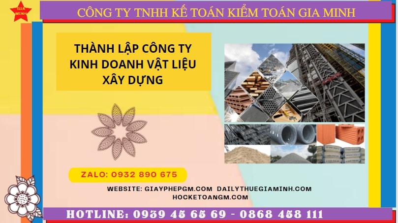 Thành lập công ty chuyên kinh doanh vật liệu xây dựng tại Cần Thơ 14 Hướng dẫn chi tiết cách thành lập công ty vật liệu xây dựng tại Cần Thơ