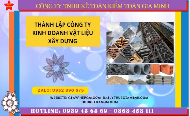 Hướng dẫn chi tiết cách thành lập công ty vật liệu xây dựng tại Đắk Lắk