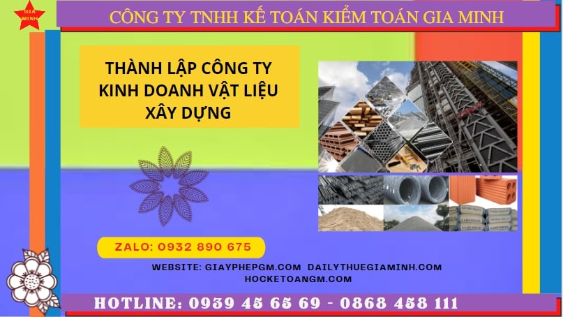 Hướng dẫn chi tiết cách thành lập công ty vật liệu xây dựng tại Hà Nam