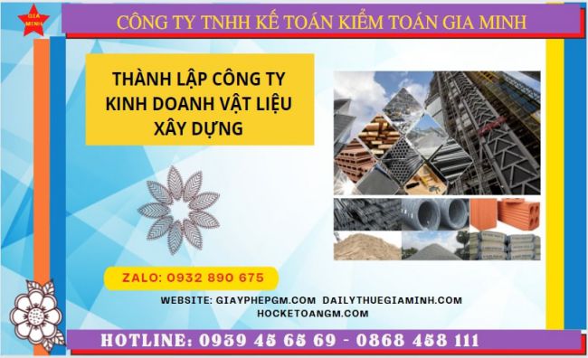 Hướng dẫn chi tiết cách thành lập công ty vật liệu xây dựng tại Hà Tĩnh