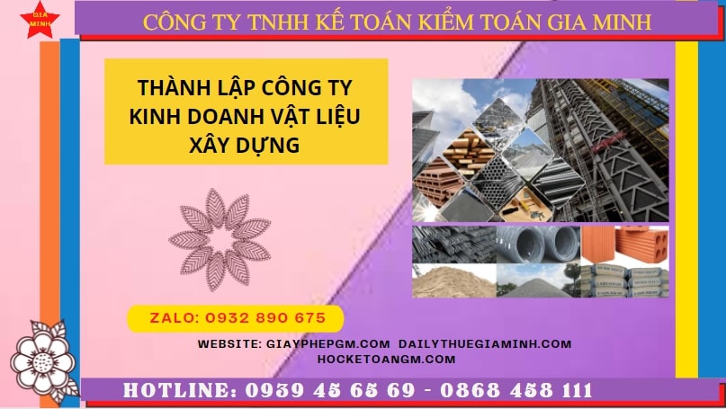 THÀNH LẬP CÔNG TY CHUYÊN KINH DOANH VẬT LIỆU XÂY DỰNG TẠI HẢI DƯƠNG 6 Hướng dẫn chi tiết cách thành lập công ty vật liệu xây dựng tại Hải Dương