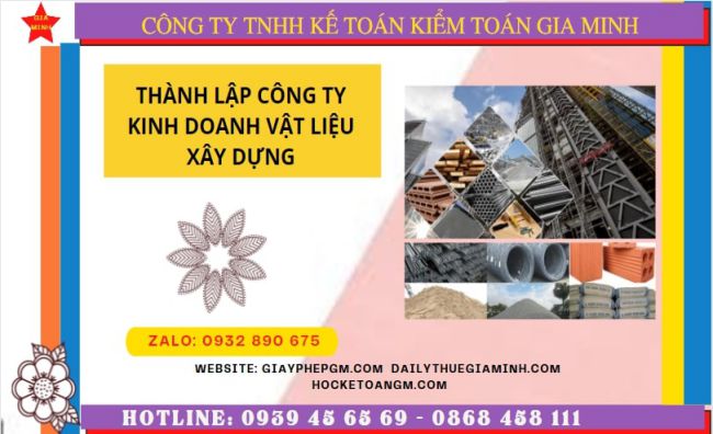 Hướng dẫn chi tiết cách thành lập công ty vật liệu xây dựng tại Hòa Bình