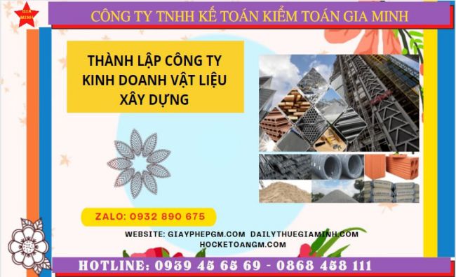 Hướng dẫn chi tiết cách thành lập công ty vật liệu xây dựng tại Huế
