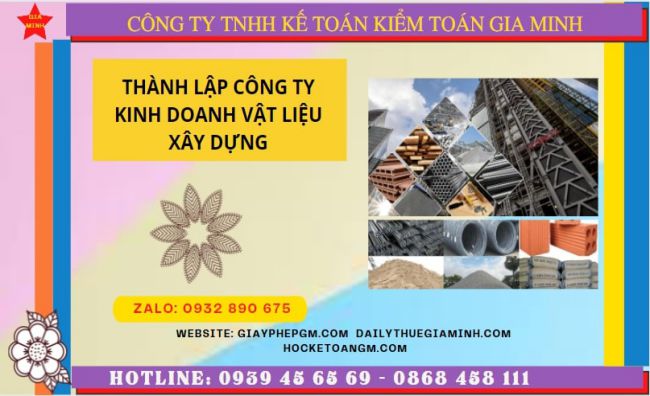 Hướng dẫn chi tiết cách thành lập công ty vật liệu xây dựng tại Hưng Yên