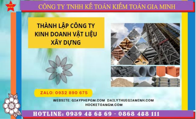 Hướng dẫn chi tiết cách thành lập công ty vật liệu xây dựng tại Nam Định