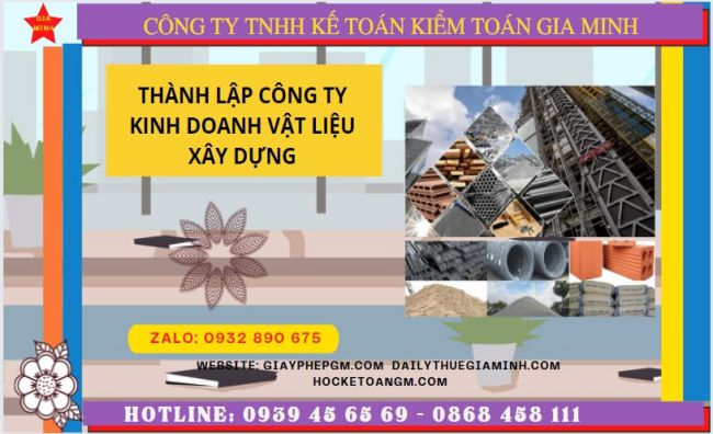 Hướng dẫn chi tiết cách thành lập công ty vật liệu xây dựng tại Nghệ An