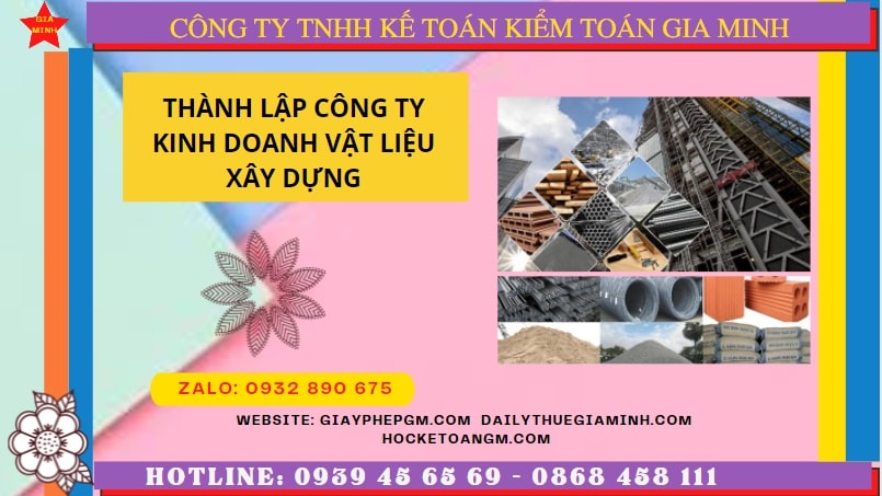 Hướng dẫn chi tiết cách thành lập công ty vật liệu xây dựng tại Ninh Thuận
