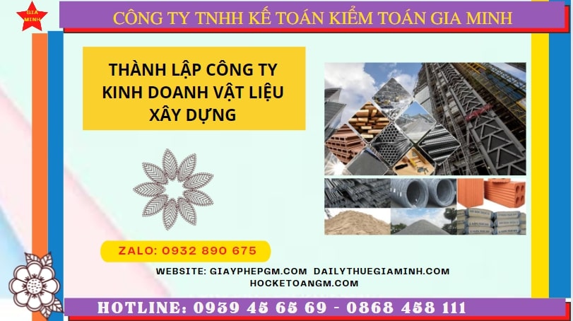 Thành lập công ty chuyên kinh doanh vật liệu xây dựng tại Quảng Nam 6 Hướng dẫn chi tiết cách thành lập công ty vật liệu xây dựng tại Quảng Nam