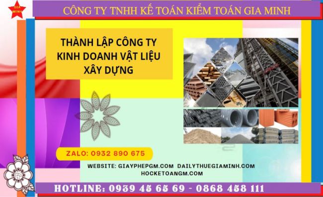 Thành lập công ty chuyên kinh doanh vật liệu xây dựng tại Quảng Ninh - giá rẻ, chuyên nghiệp 6 Hướng dẫn chi tiết cách thành lập công ty vật liệu xây dựng tại Quảng Ninh