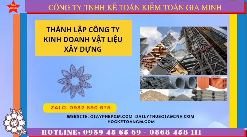 Hướng dẫn chi tiết cách thành lập công ty vật liệu xây dựng tại Quảng Trị