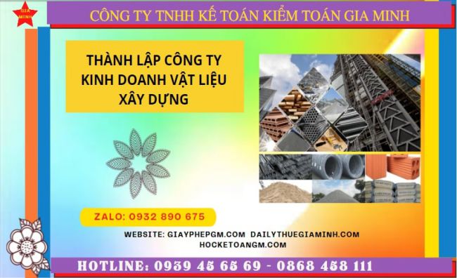 THÀNH LẬP CÔNG TY CHUYÊN KINH DOANH VẬT LIỆU XÂY DỰNG TẠI SÓC TRĂNG 6 Hướng dẫn chi tiết cách thành lập công ty vật liệu xây dựng tại Sóc Trăng