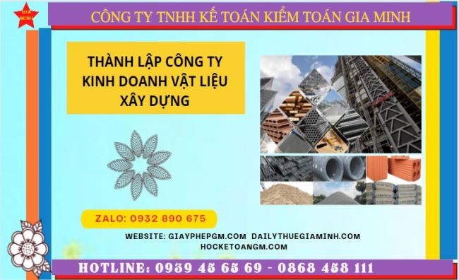 Hướng dẫn chi tiết cách thành lập công ty vật liệu xây dựng tại Sơn La