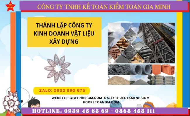 Hướng dẫn chi tiết cách thành lập công ty vật liệu xây dựng tại Tây Ninh