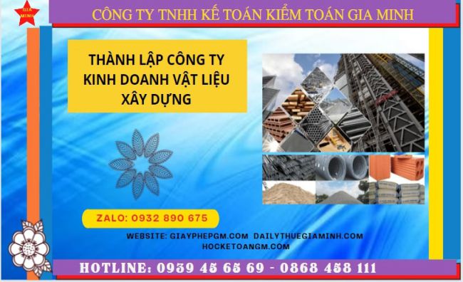 Thành lập công ty chuyên kinh doanh vật liệu xây dựng tại thái bình 6 Hướng dẫn chi tiết cách thành lập công ty vật liệu xây dựng tại Thái Bình