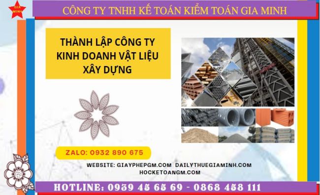 Hướng dẫn chi tiết cách thành lập công ty vật liệu xây dựng tại Thành Phố Hưng Yên