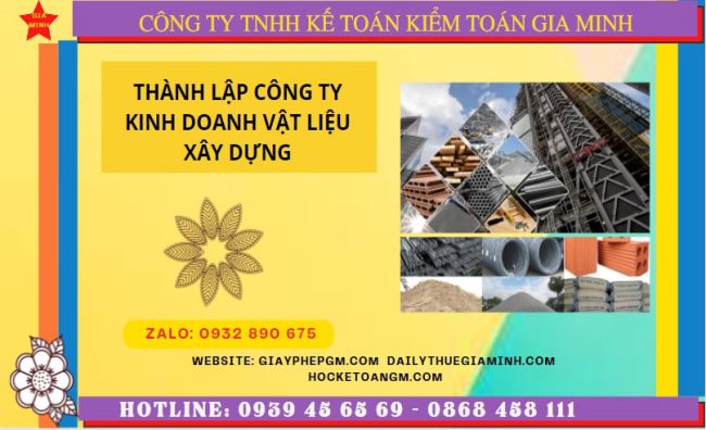 Hướng dẫn chi tiết cách thành lập công ty vật liệu xây dựng tại Thừa Thiên Huế