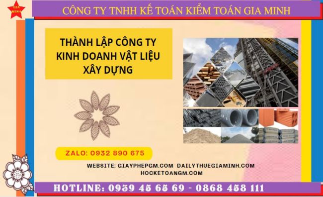 Hướng dẫn chi tiết cách thành lập công ty vật liệu xây dựng tại Tiền Giang