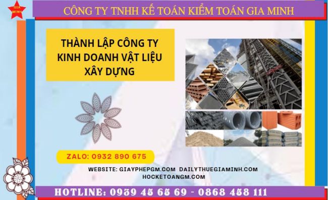 Hướng dẫn chi tiết cách thành lập công ty vật liệu xây dựng tại TP Hải Phòng
