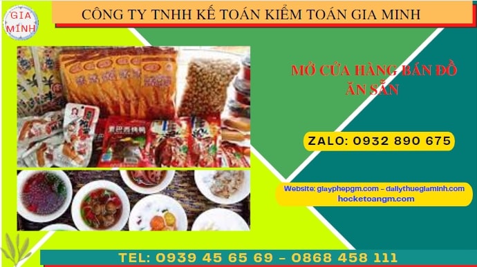 Hướng dẫn mở cửa hàng bán đồ ăn sẵn tại Hải Phòng