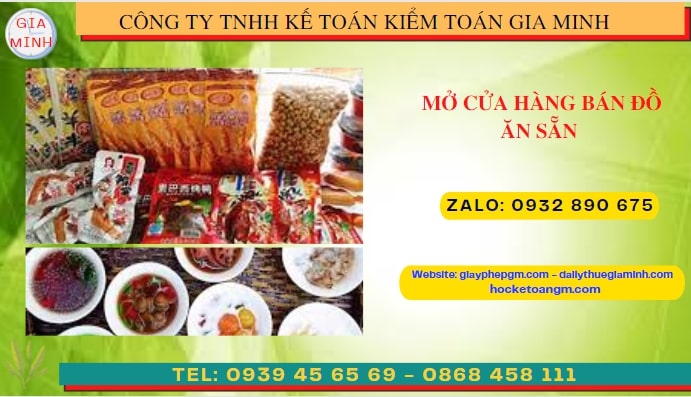 Hướng dẫn mở cửa hàng bán đồ ăn sẵn tại Hòa Bình