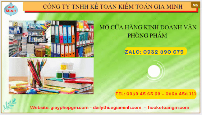MỞ CỬA HÀNG KINH DOANH VĂN PHÒNG PHẨM TẠI TT HUẾ 4 Hướng dẫn thủ tục mở cửa hàng kinh doanh văn phòng phẩm tại TT Huế
